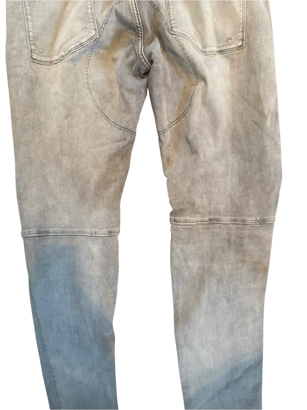 Men’s G Star RAW 5620 3D Zip Knee Skinny jeans gray wash NWT Size 40/34 - Picture 10 of 16